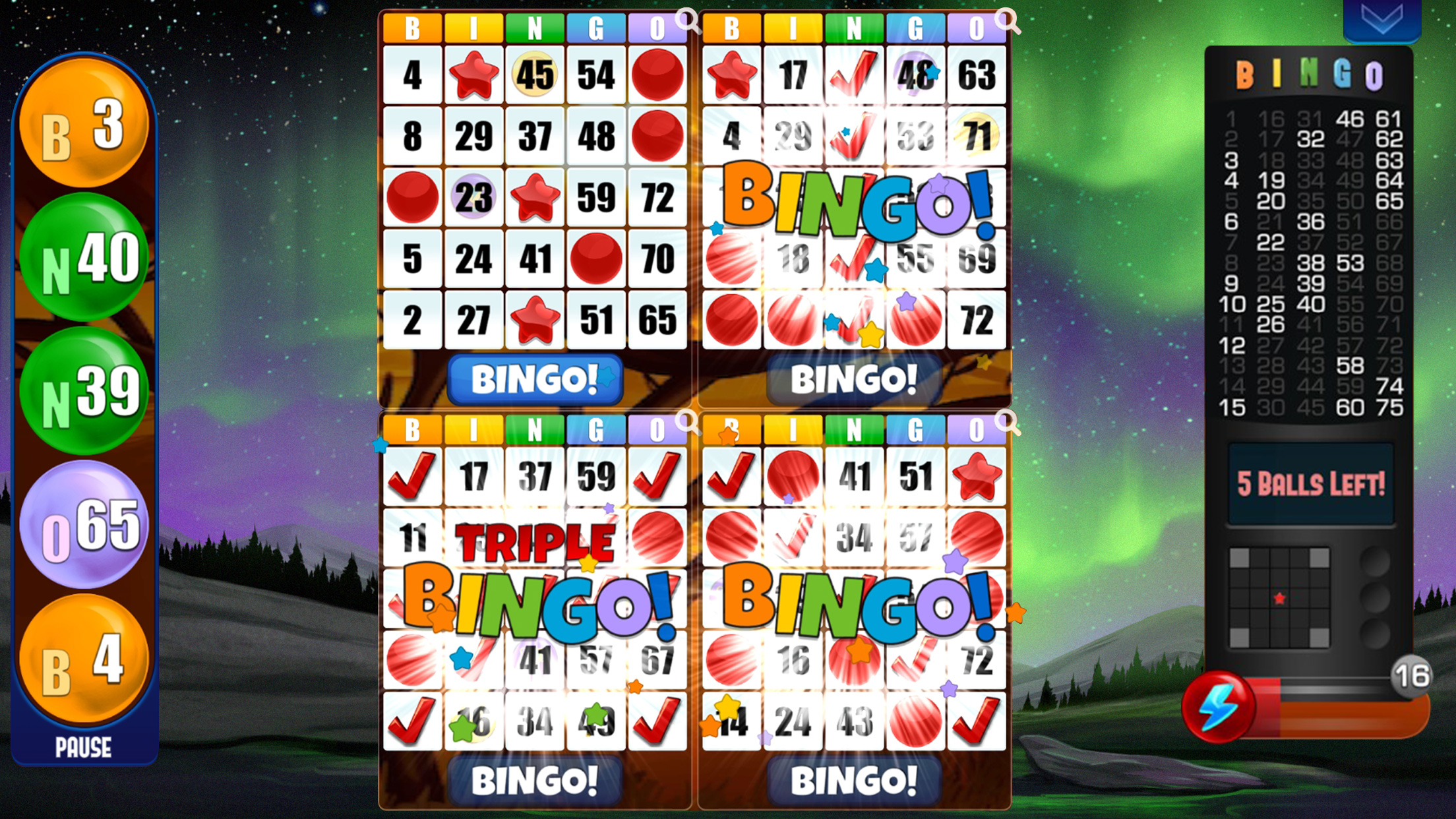 Daily rewards and social bingo features